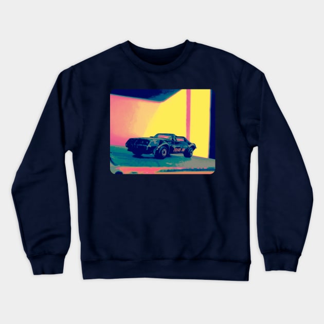 Muscle car art poster Crewneck Sweatshirt by Retropenguin